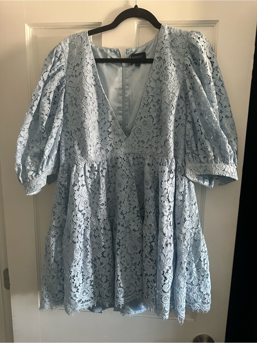 Bardot Lace Mini Dress